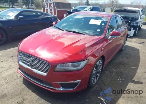 2017 Lincoln Mkz Select z USA, uszkodzony, nr VIN 3LN6L5D95HR632880